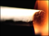 Video Clip - A cigarette being lit up
