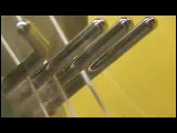 Video Clip - Spinning yarn creating threads